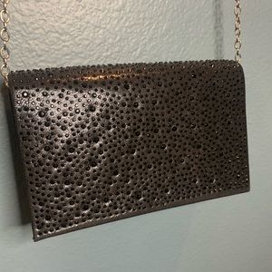 black studded purse
